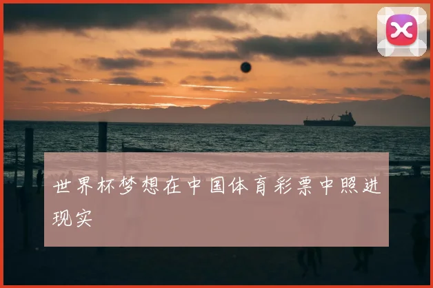 世界杯梦想在中国体育彩票中照进现实